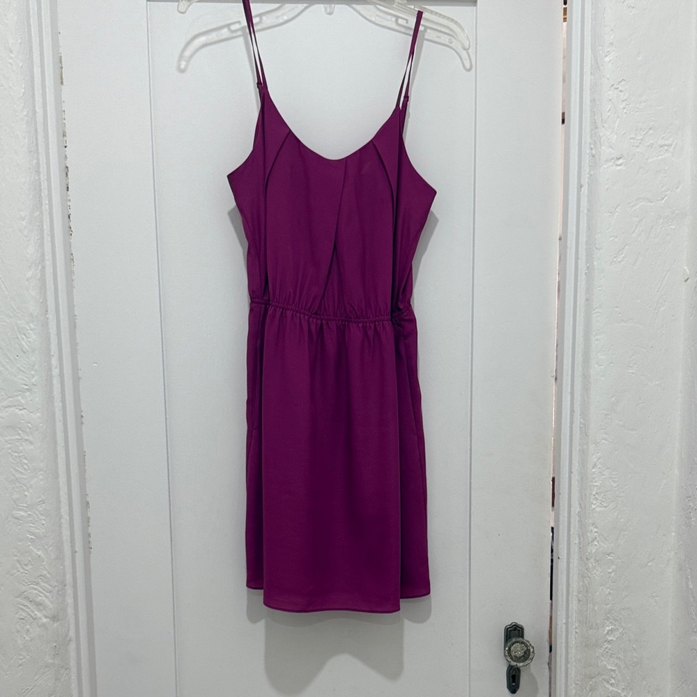 Red violet  Spaghetti Strap Dress
